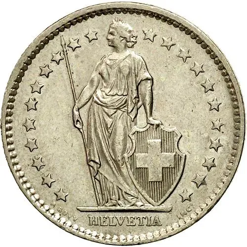 2 франка 1975 [Швейцария]