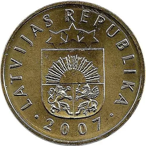 5 сантимов 2007 [Латвия]