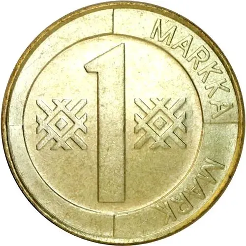 1 марка 1997, M [Финляндия]