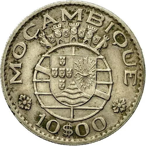 10 эскудо 1970 [Мозамбик]