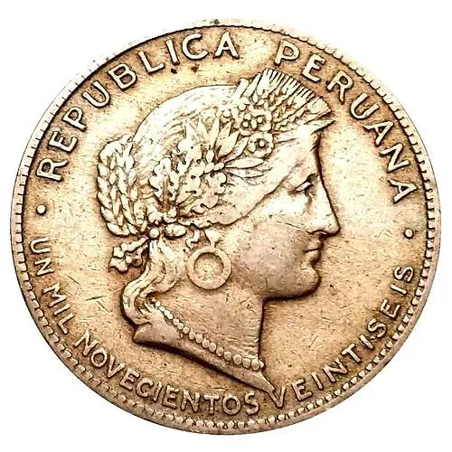 20 сентаво 1926, UN MIL NOVECIENTOS VEINTISEIS [Перу]