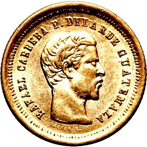 4 реала 1860-1864 [Гватемала]