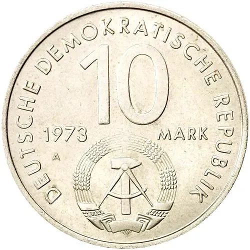 10 марок 1973, фестиваль [Германия / ГДР]