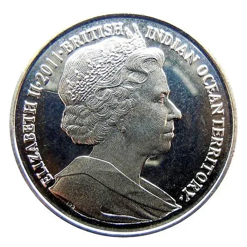 2 фунта 2011, свадьба [Британская Территория в Индийском Океане]