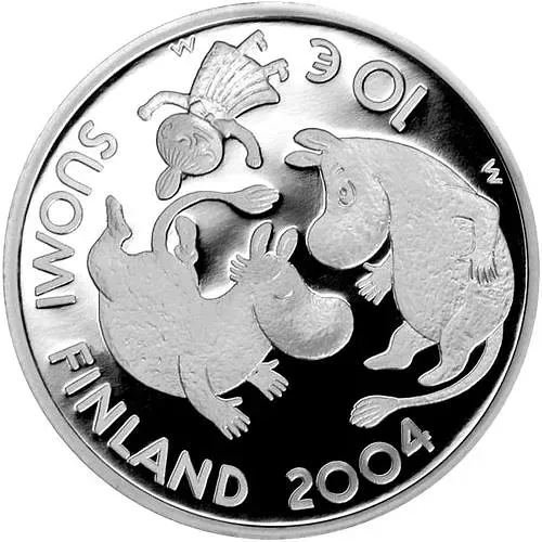 10 евро 2004, 90 лет со дня рождения Туве Янссон [Финляндия]