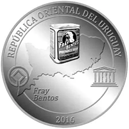 1000 песо 2016, Всемирное наследие ЮНЕСКО - Фрай Бентос [Уругвай]