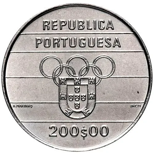 200 эскудо 1992, XXV летние Олимпийские Игры, Барселона 1992 [Португалия]