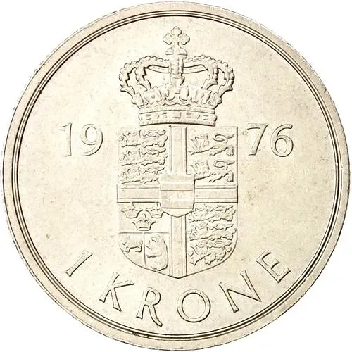 1 крона 1976 [Дания]