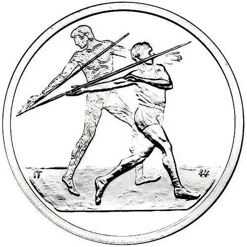10 евро 2004, XXVIII летние Олимпийские Игры, Афины 2004 - Метание копья [Греция]