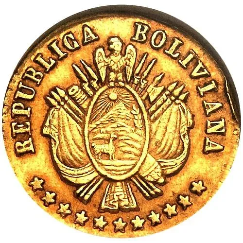1 скудо 1868 [Боливия]