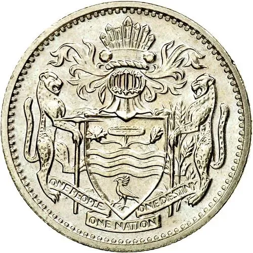 10 центов 1990 [Гайана]