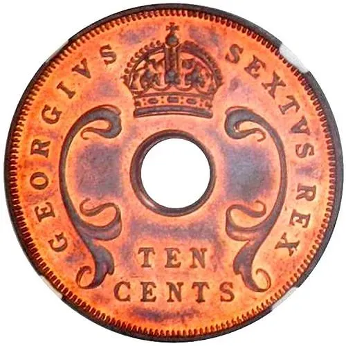 10 центов 1949 [Восточная Африка]