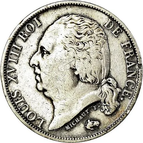 1 франк 1816-1824 [Франция]