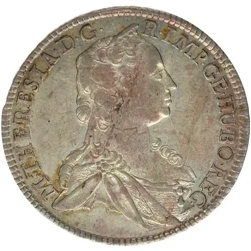 15 Kreuzer 1748-1750, Small Tyrolean Shield in Center [Austria]