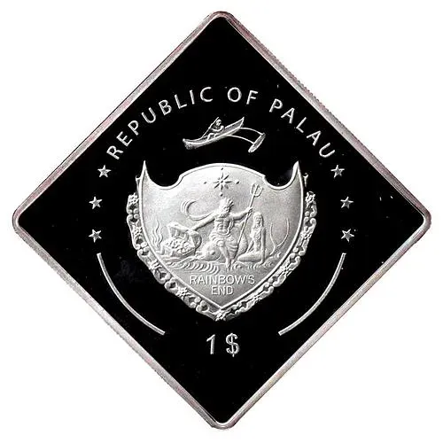 1 доллар 2009, 2000 лет Битве в Тевтобургском лесу /парфенон/ [Палау]