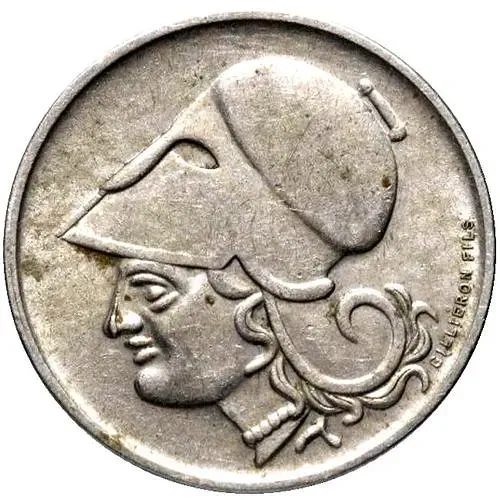 50 лепт 1926, без обозначения монетного двора [Греция]