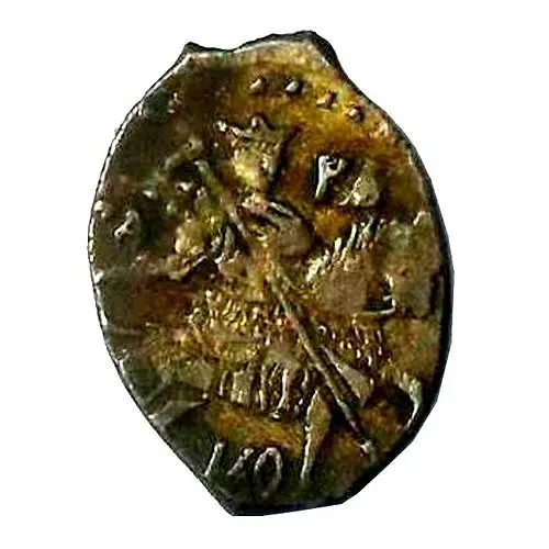 копейка Лжедмитрия I 1605-1606, ГД-МО-РЬ [Москва]