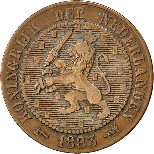 2 1/2 цента 1883 [Нидерланды]