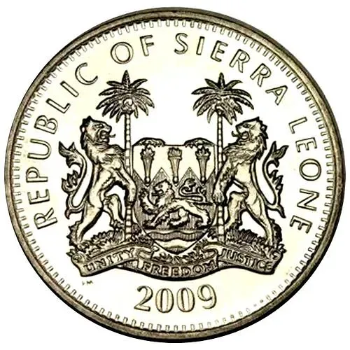 1 доллар 2009, Обезьяны - Капуцин [Сьерра-Леоне]