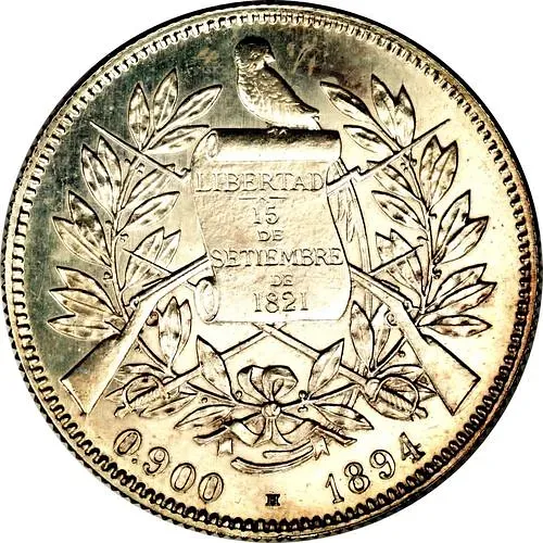 4 реала 1894 [Гватемала]