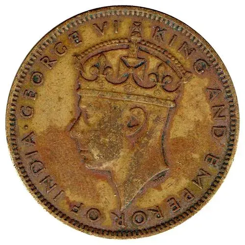 1 пенни 1945 [Ямайка]