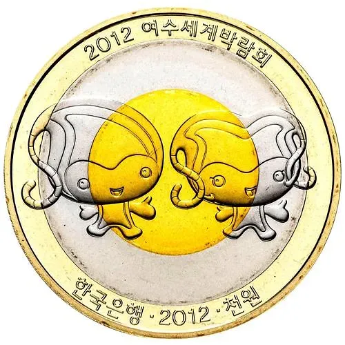 1000 вон 2012, ЭКСПО`2012, Йосу [Корея]