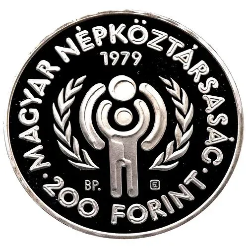 200 форинтов 1979, Международный год детей [Венгрия]