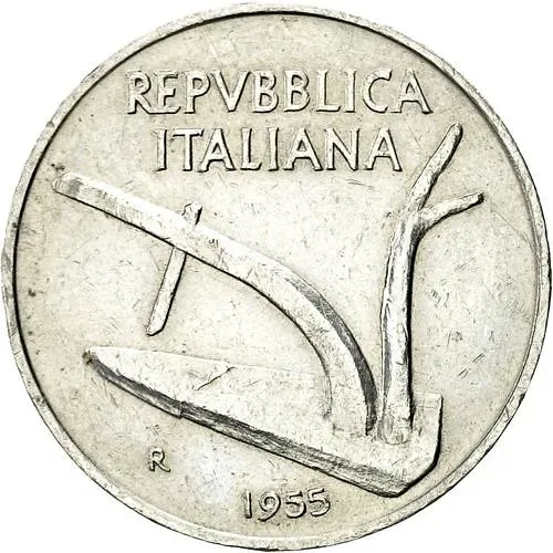 10 лир 1955 [Италия]