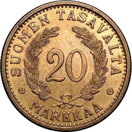 20 марок 1937, S [Финляндия]