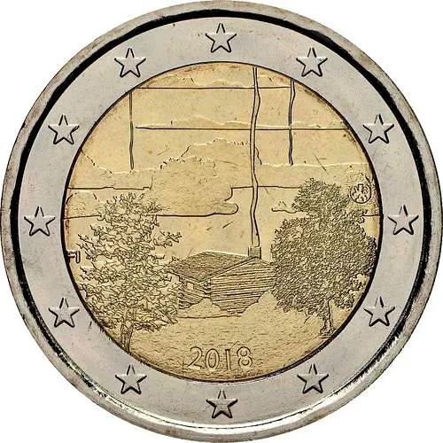 2 евро 2018, сауна [Финляндия]