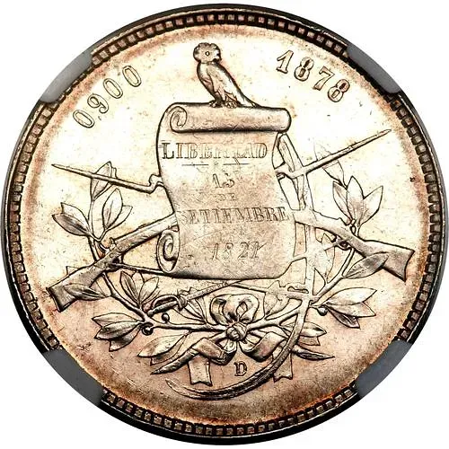1 песо 1878-1879 [Гватемала]