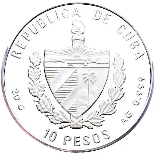 10 песо 1994, Карибская фауна - Разноцветный групер [Куба]