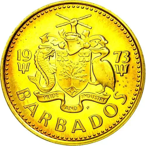5 центов 1973, Без отметки монетного двора [Барбадос]