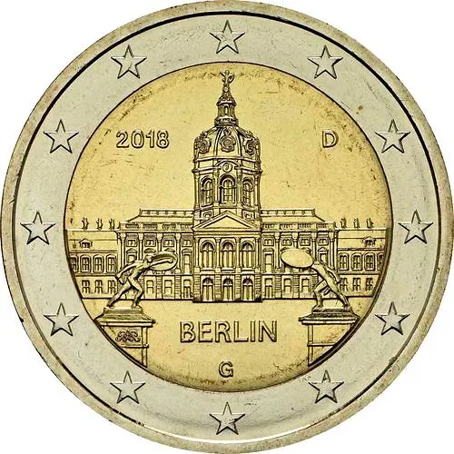 2 евро 2018, G, Берлин [Германия]
