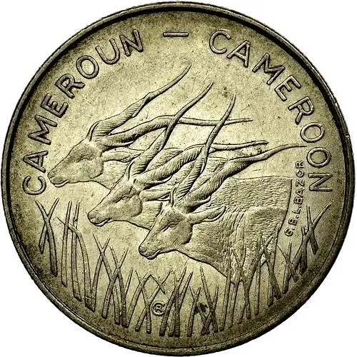 100 франков 1975 [Габон]