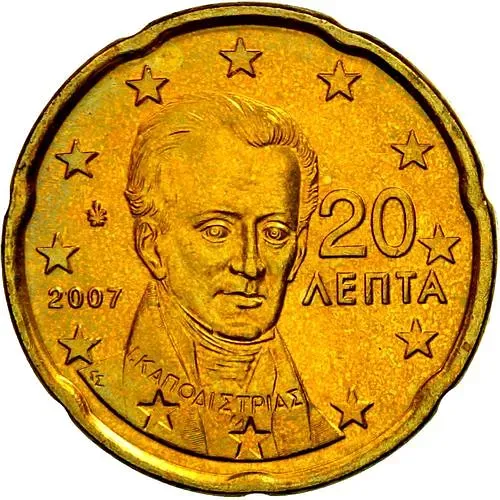 20 евроцентов 2007-2019 [Греция]