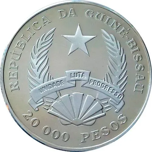 20000 песо 1993, Слон [Гвинея-Бисау / Гвинея]