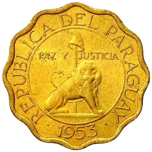 15 сантимов 1953 [Парагвай]