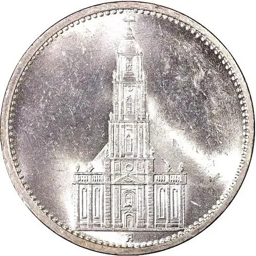 5 рейхсмарок 1935, церковь в Потсдаме [Германия / Третий рейх]