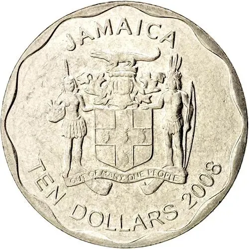 10 долларов 2008 [Ямайка]