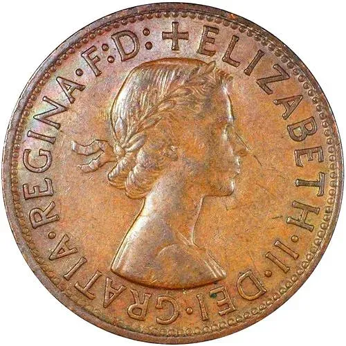 1 пенни 1957 [Австралия]