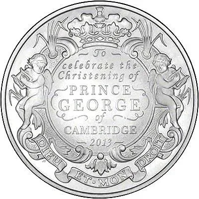 5 фунтов 2013, крещение принца [Великобритания]