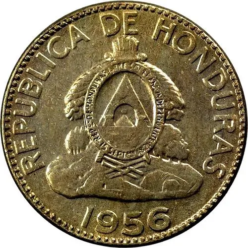 5 сентаво 1956 [Гондурас]