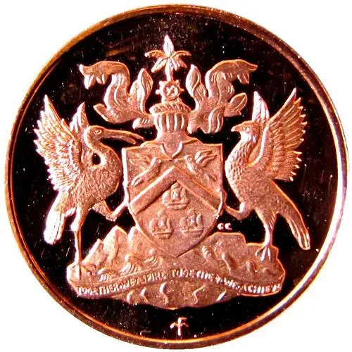 1 цент 1973, 1 без нижнего подчеркивания [Тринидад и Тобаго / Тринидад]