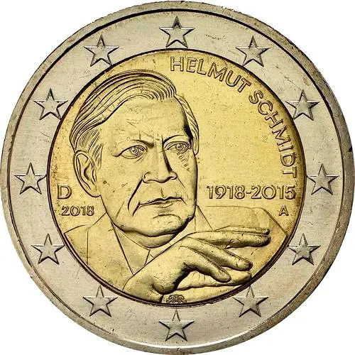 2 евро 2018, A, Шмидт [Германия]