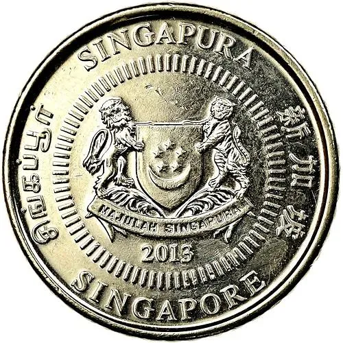 50 центов 2013-2018 [Сингапур]