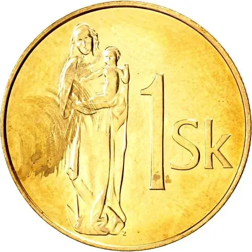 1 крона 2007 [Словакия]