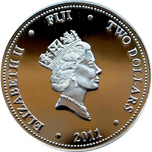 2 доллара 2011, Тихоокеанская рыба-меч [Фиджи]