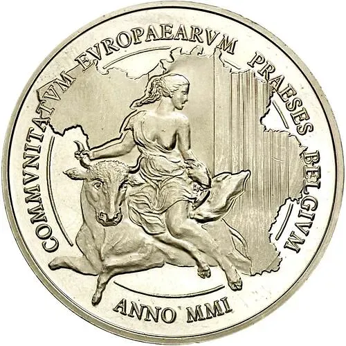 500 франков 2001, Президентство Бельгии в ЕС [Бельгия]