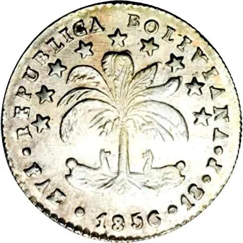 1 суэльдо 1855-1856 [Боливия]